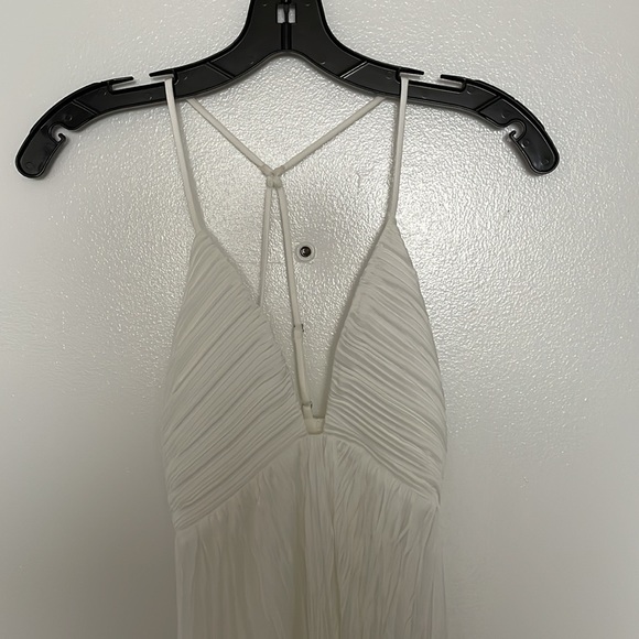 ALC Angelina Pleated Midi Dress White - Picture 8 of 10